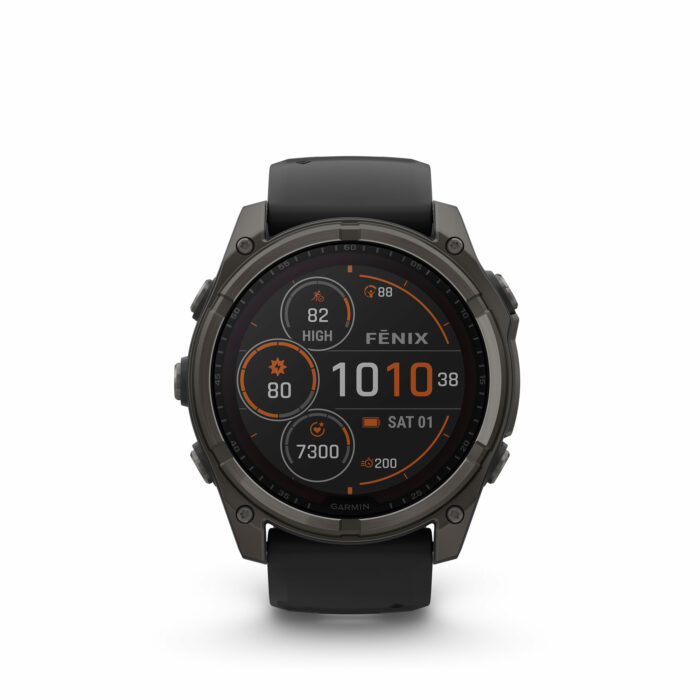 Garmin Fenix 8 51 mm Carbon Gray Sapphire Solar - Gioielleria Casavola di Noci - sportwatch GPS per immersioni ricreative - con ghiera in titanio DLC