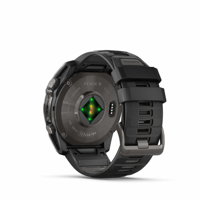 Garmin Fenix 8 51 mm Sapphire Carbon Gray AMOLED - Gioielleria Casavola di Noci - smartwatch GPS con sensore cardio di quinta generazione e luce led