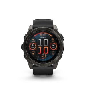 Garmin Fenix 8 51 mm Sapphire Carbon Gray AMOLED - Gioielleria Casavola di Noci - sportwatch GPS per immersioni ricreative - ghiera in titanio DLC