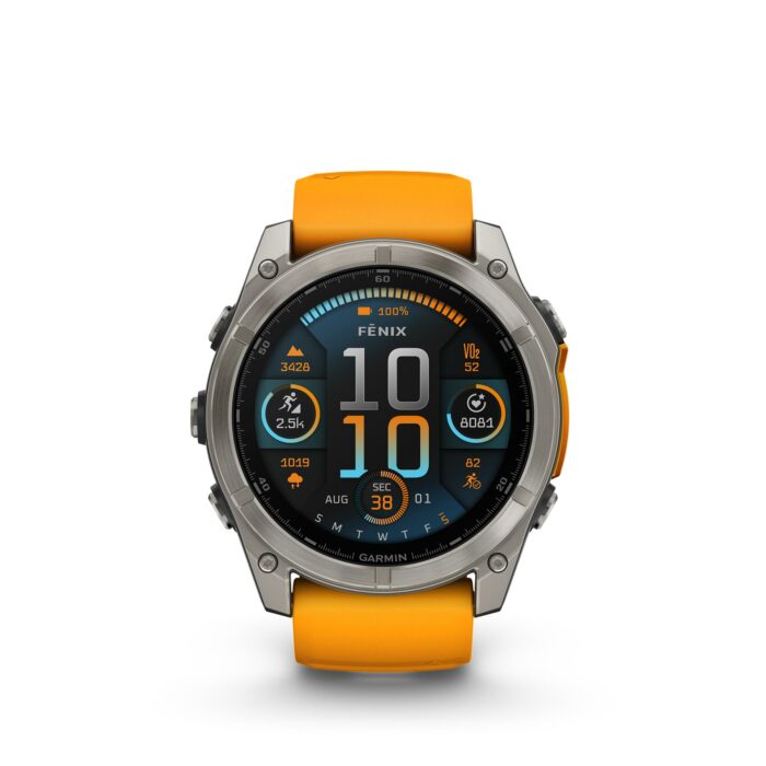 Garmin Fenix 8 51 mm Sapphire Titanium AMOLED - Gioielleria Casavola di Noci - sportwatch GPS per immersioni ricreative - ghiera in titanio