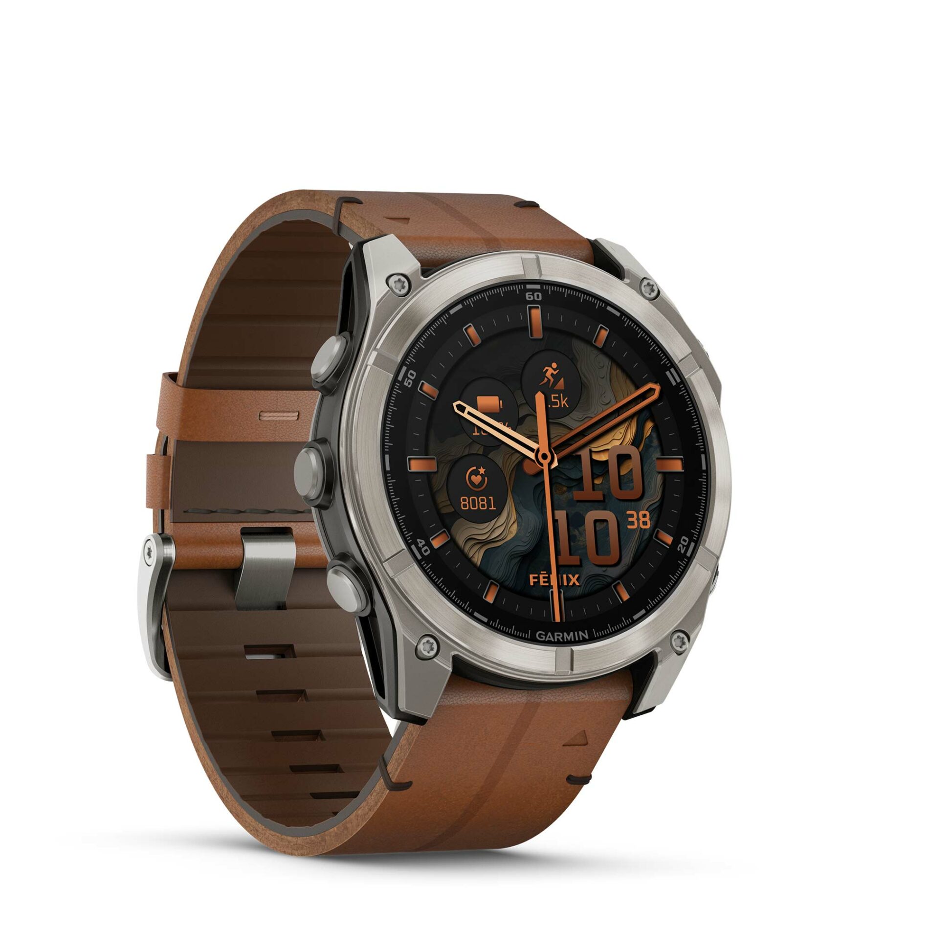 Garmin Fenix 8 51 mm Titanium Sapphire AMOLED - Gioielleria Casavola di Noci - smartwatch GPS con microfono ed altoparlante per rispondere a chiamate e messaggi