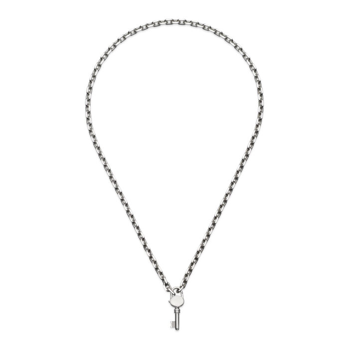 Gucci Trademark YBB796343001 - Gioielleria Casavola di Noci - collana in argento 925 con pendente chiave - idee regalo compleanno 18 anni ragazza - immagine posteriore