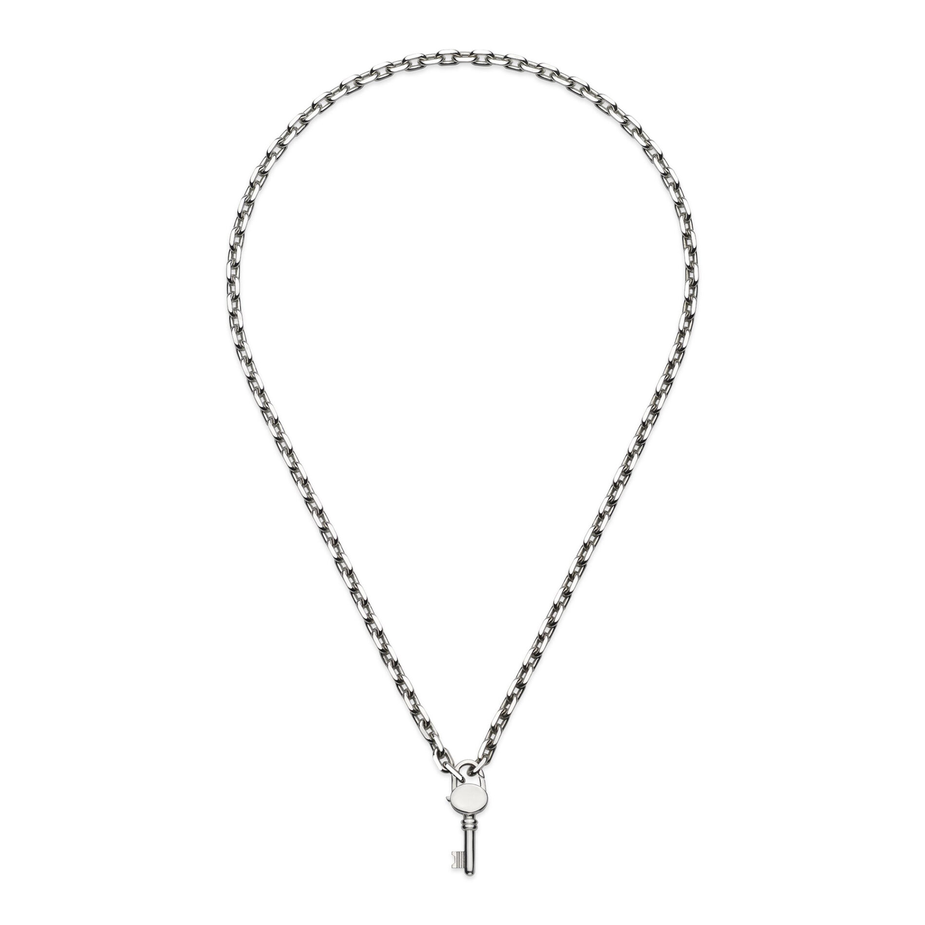 Gucci Trademark YBB796343001 - Gioielleria Casavola di Noci - collana in argento 925 con pendente chiave - idee regalo compleanno 18 anni ragazza - immagine posteriore