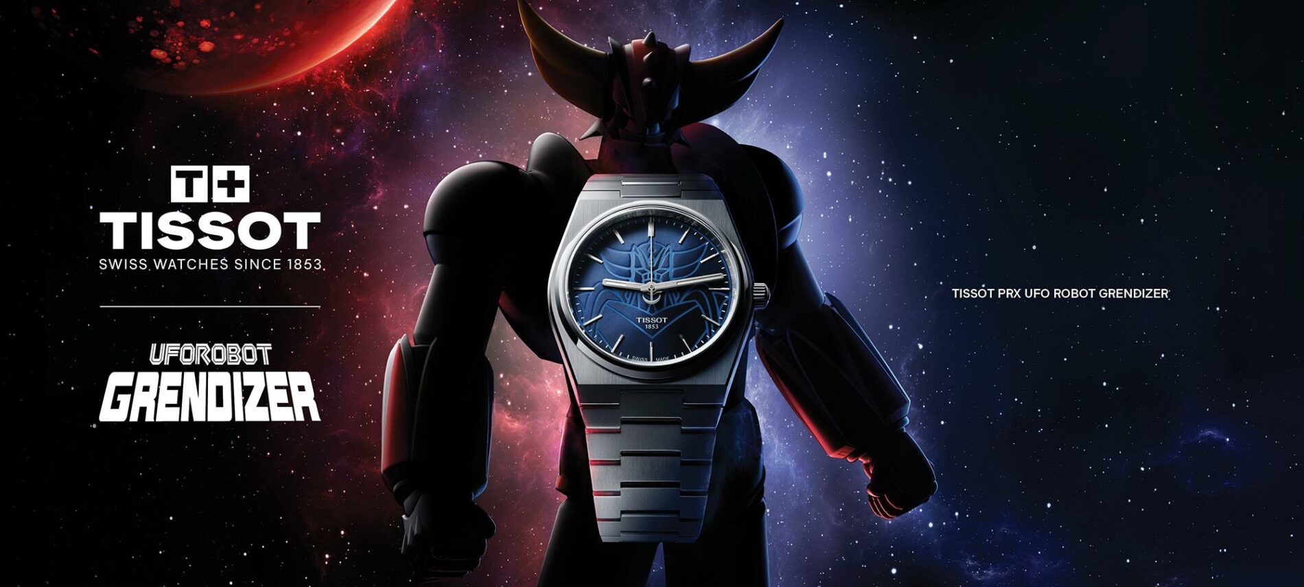 Tissot PRX Ufo Robot Grendizer - Goldrake - Edizione speciale referenza  T137.407.11.041.02 - Gioielleria Casavola di Noci - immagine promozionale