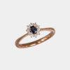 Anello zaffiro 0.28 ct Pretty Sunflower Nature Rose - Gioielleria Casavola di Noci - idee regalo compleanno 18 anni ragazza