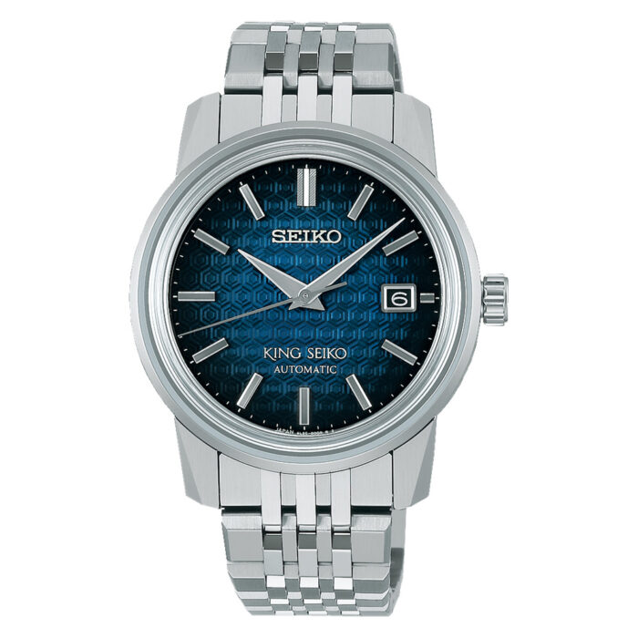 King Seiko KSK SJE105J1 - Gioielleria Casavola di Noci - orologio automatico giapponese di lusso - quadrante color blu edizione speciale