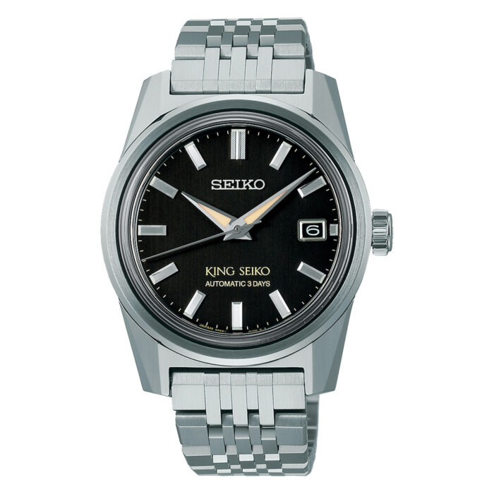 King Seiko KSK SPB387J1 - Gioielleria Casavola di Noci - orologio automatico giapponese di lusso - 72 ore di riserva di carica - quadrante nero