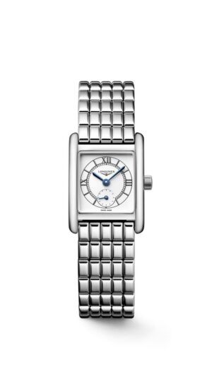 Longines Mini DolceVita L5.200.4.75.6 - Gioielleria Casavola di Noci - orologio quadrato da donna realizzato in Svizzera - in acciaio INOX