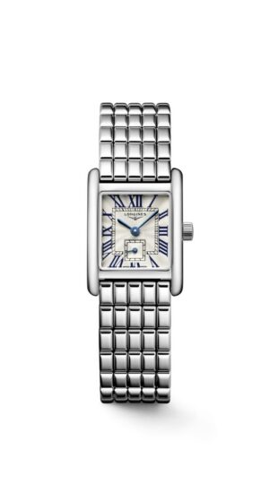 Longines Mini DolceVita L5.200.4.751.6 - Gioielleria Casavola di Noci - orologio quadrato da donna realizzato in Svizzera - in acciaio INOX