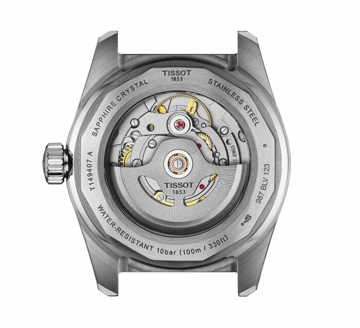 Tissot PR516 Powermatic 80 T149.407.11.051.00 - Gioielleria Casavola di Noci - orologio automatico svizzero in acciaio INOX con fondello a vista