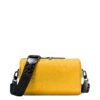 Montblanc Extreme 3.0 borsa 142 198057 - Gioielleria Casavola di Noci - tracolla in pregiata pelle effetto carbonio - color giallo miele