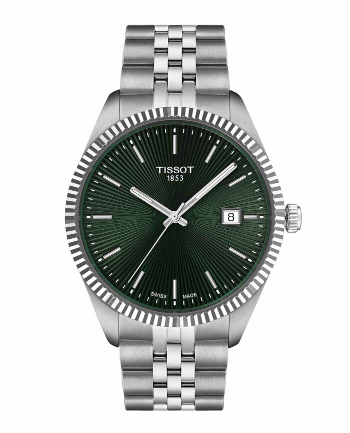 Tissot Ballade 40mm T156.410.11.091.00 - Gioielleria Casavola di Noci - orologio svizzero da uomo al quarzo con vetro zaffiro e quadrante verde