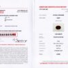 Anello rettangolare rubino Burma 1.09 ct Prestige Rosé - Gioielleria Casavola di Noci - gemma con certificato del laboratorio svizzero GFCO