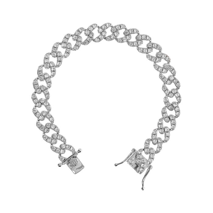 Bracciale catena grumetta Bronzallure WSBZ02327W.W - Gioielleria Casavola di Noci - idee regalo compleanno ragazza - con zirconi bianchi
