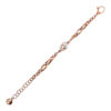 Bracciale maglie ovali e perla Bronzallure WSBZ02384.WPRL - Gioielleria Casavola di Noci - idee regalo compleanno 50 anni migliore amica - placcato oro rosa 18 kt