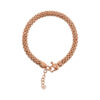 Bracciale maxi catena popcorn Bronzallure WSBZ02395.R - Gioielleria Casavola di Noci - idee regalo per compleanno migliore amica - placcato oro rosa 18 carati