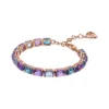 Bracciale tennis mosaico Bronzallure WSBZ02290.BLU-SP - Gioielleria Casavola di Noci - idee regalo per lei - color oro rosa 18 carati