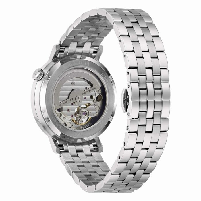 Bulova Aerojet Automatic 38 mm 96A319 - Gioielleria Casavola di Noci - orologio unisex con bracciale in acciaio INOX