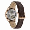 Bulova Classic Hudson 97B225 - Gioielleria Casavola di Noci - orologio automatico da uomo elegante e formale - cinturino in pelle di vitello color marrone