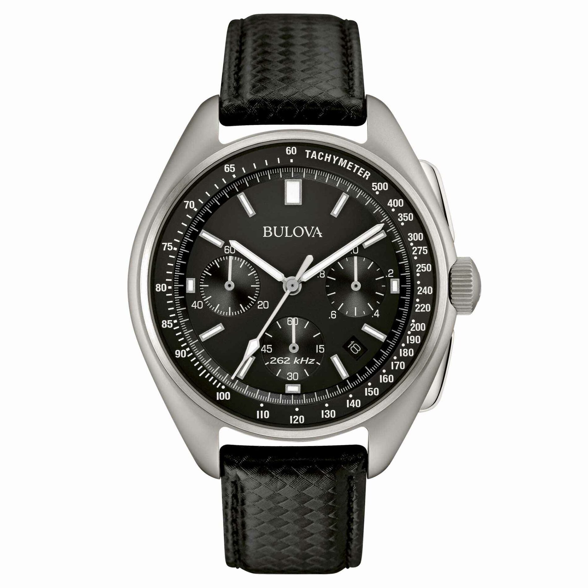 Bulova Lunar Pilot 96B251 - Gioielleria Casavola di Noci - cronografo al quarzo da uomo - quadrante color nero e ghiera tachimetro