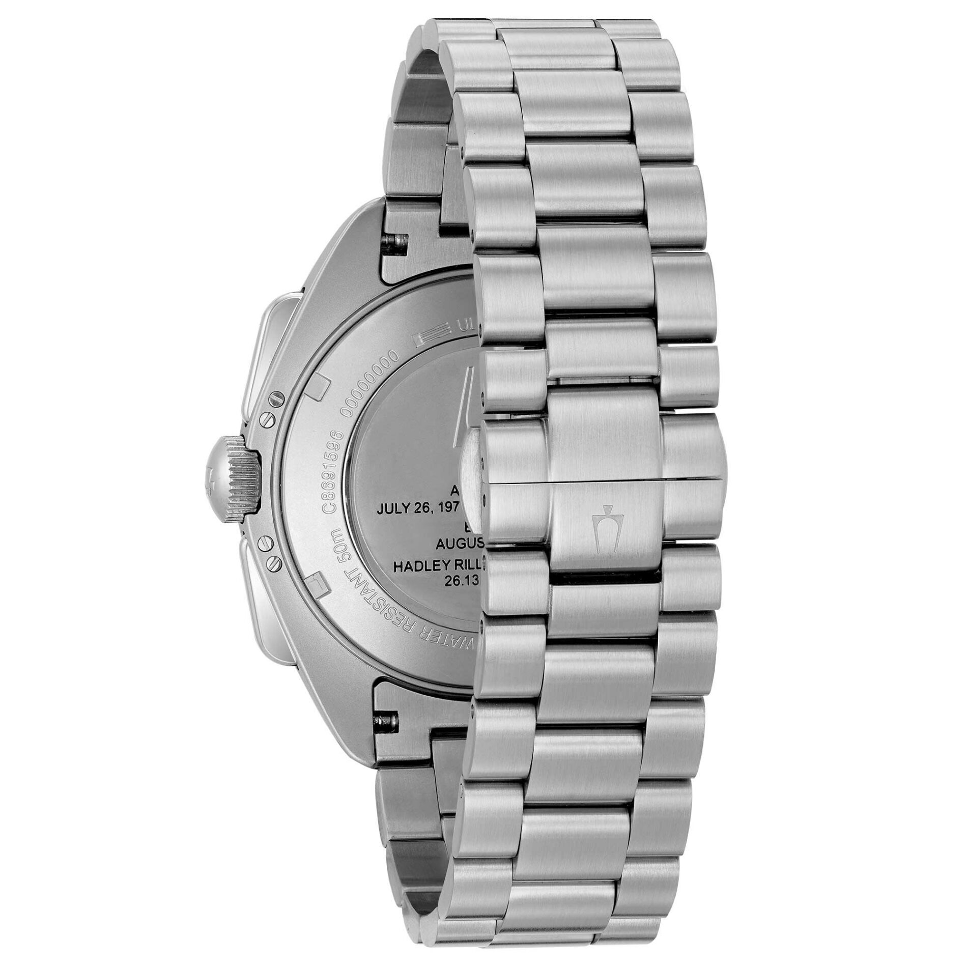 Bulova Lunar Pilot 96B258 - Gioielleria Casavola di Noci - cronografo al quarzo da uomo - bracciale in acciaio INOX con chiusura deployante