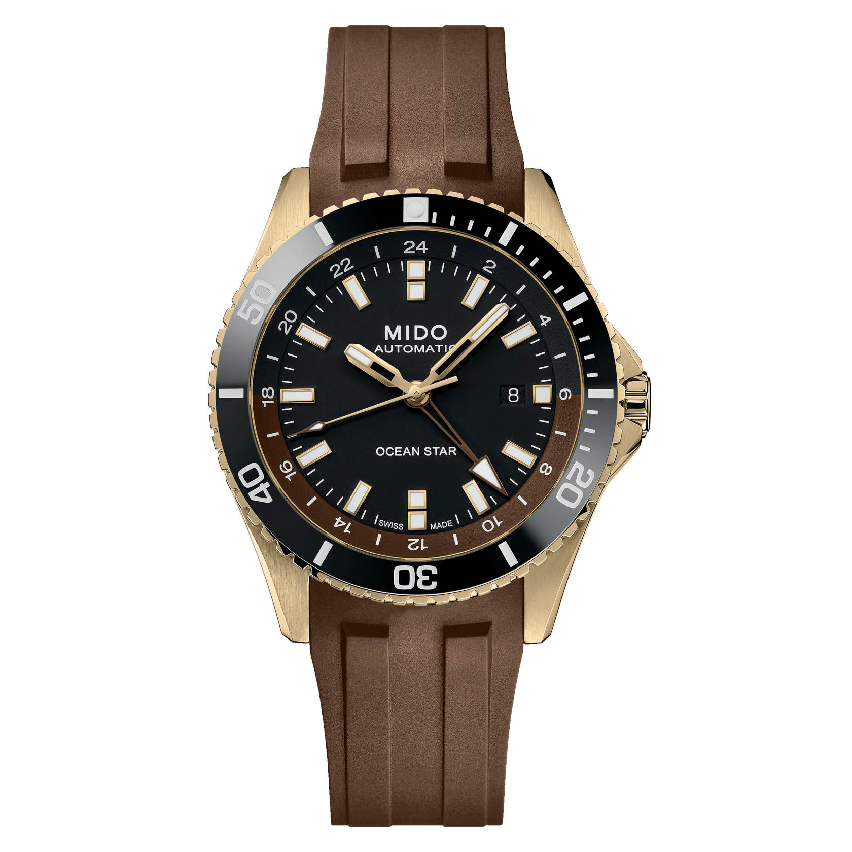Mido Ocean Star GMT M026.629.37.291.00 - Gioielleria Casavola di Noci - orologio automatico svizzero con funzione doppio fuso orario