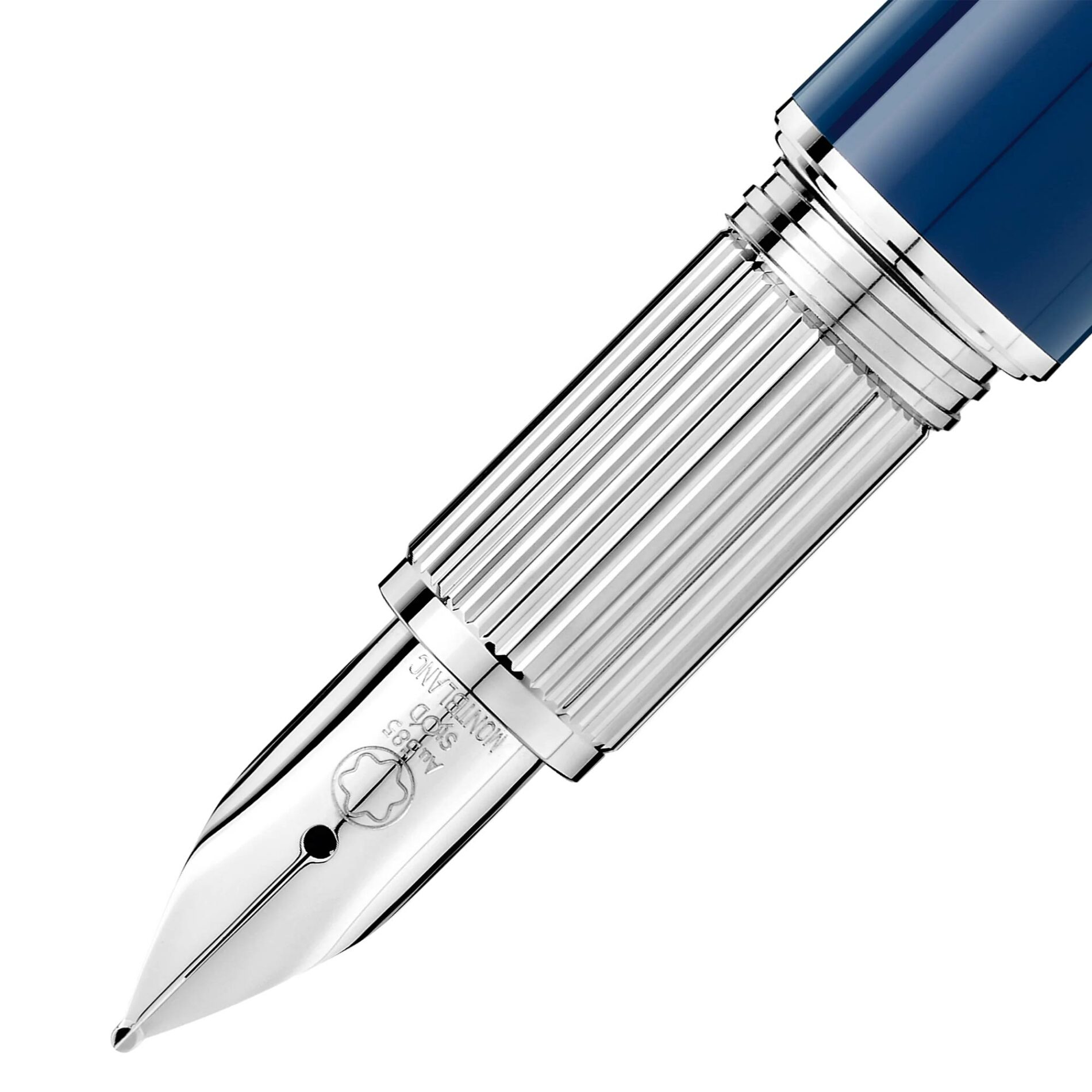 Montblanc StarWalker Blue Planet stilografica 132438 - Gioielleria Casavola di Noci - pennino in oro bianco misura F