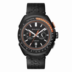 Bulova Racer 98B428 - Gioielleria Casavola di Noci - cronografo al quarzo sportivo - quadrante nero con ghiera bicolore