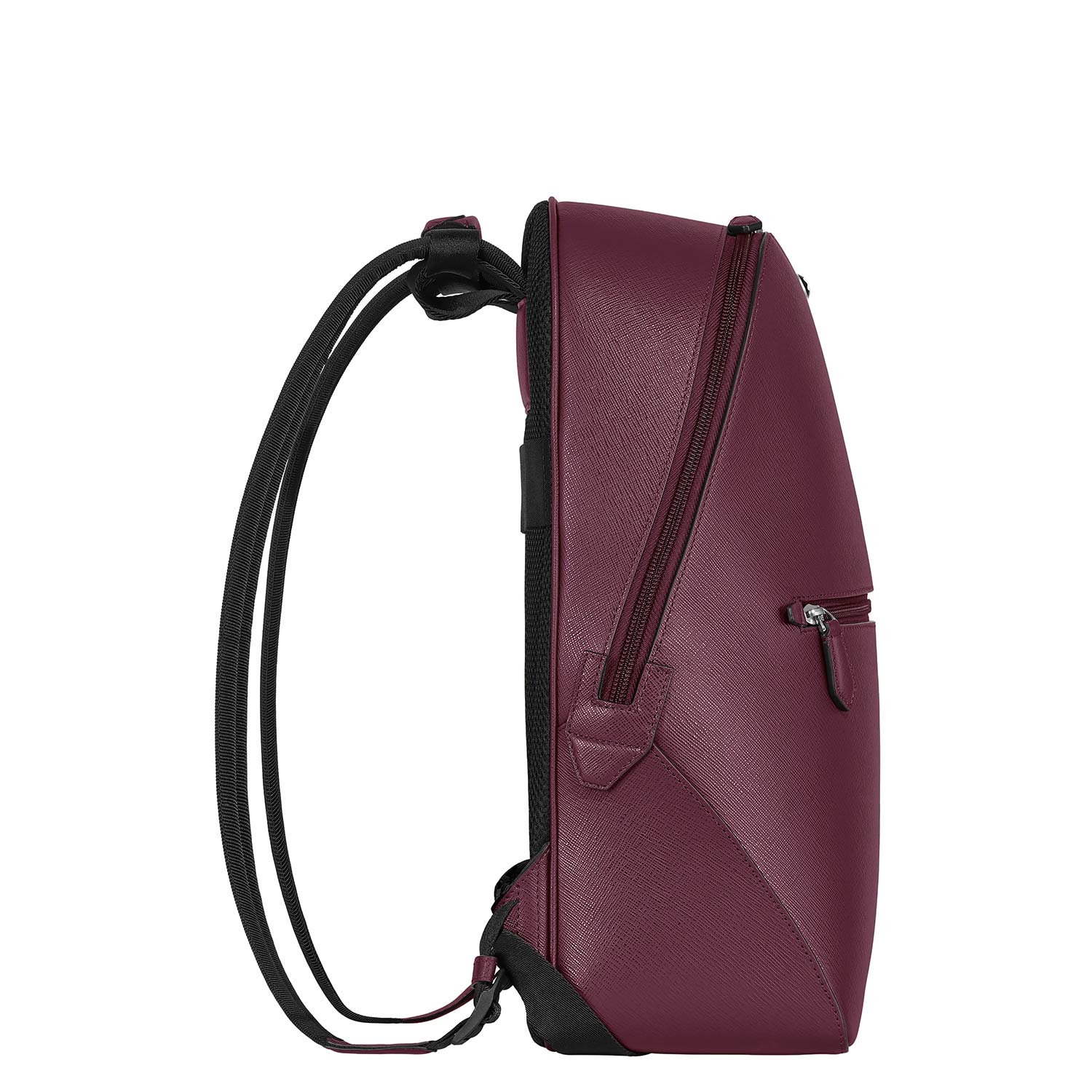 Montblanc zaino piccolo Sartorial 199361 - Gioielleria Casavola di Noci - pelle di vacchetta pieno fiore color rosso cassis - idee regalo per una laurea importante