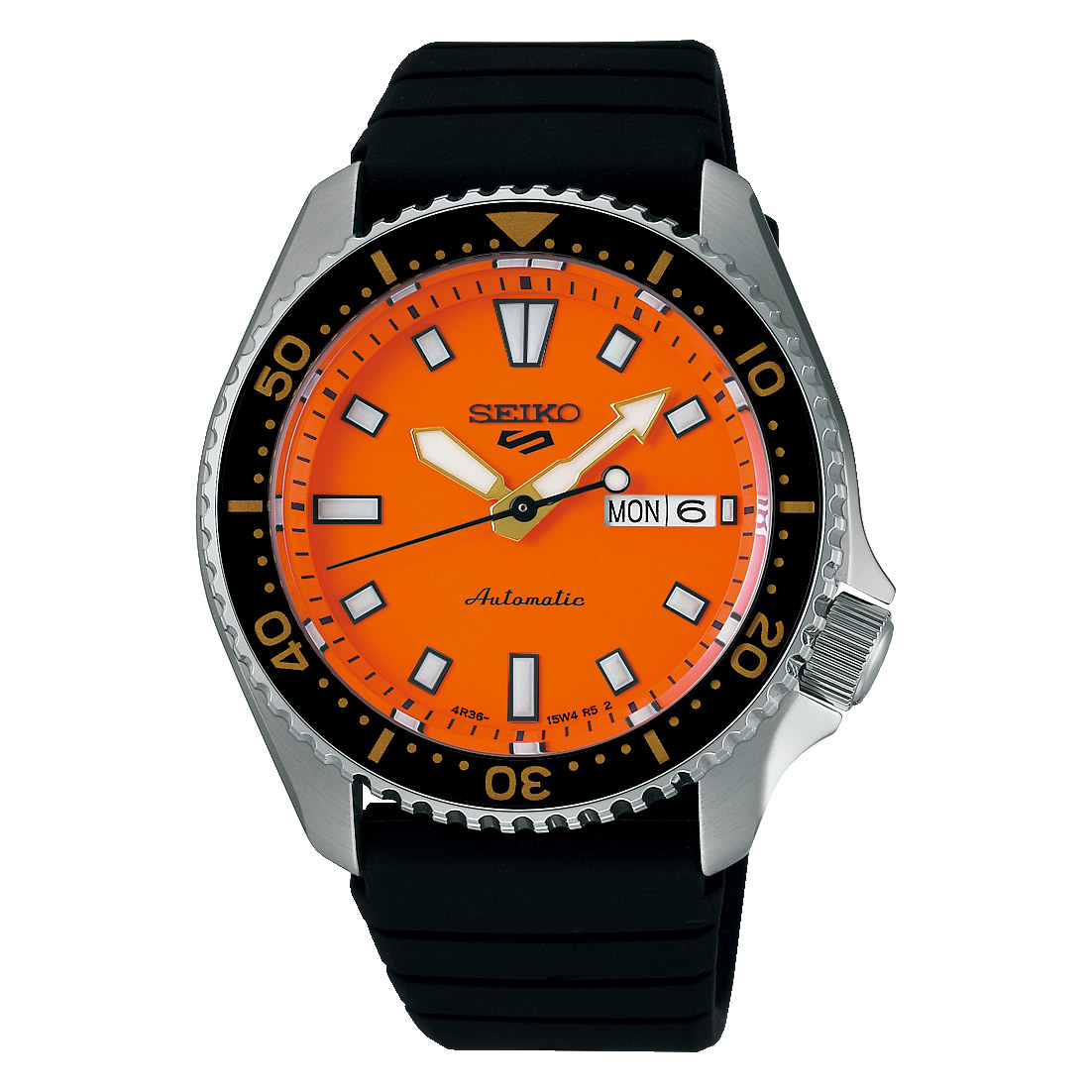Seiko 5 Sports SRPL89K1 - Gioielleria Casavola di Noci - orologio automatico giapponese - quadrante arancione - riedizione del modello SKX