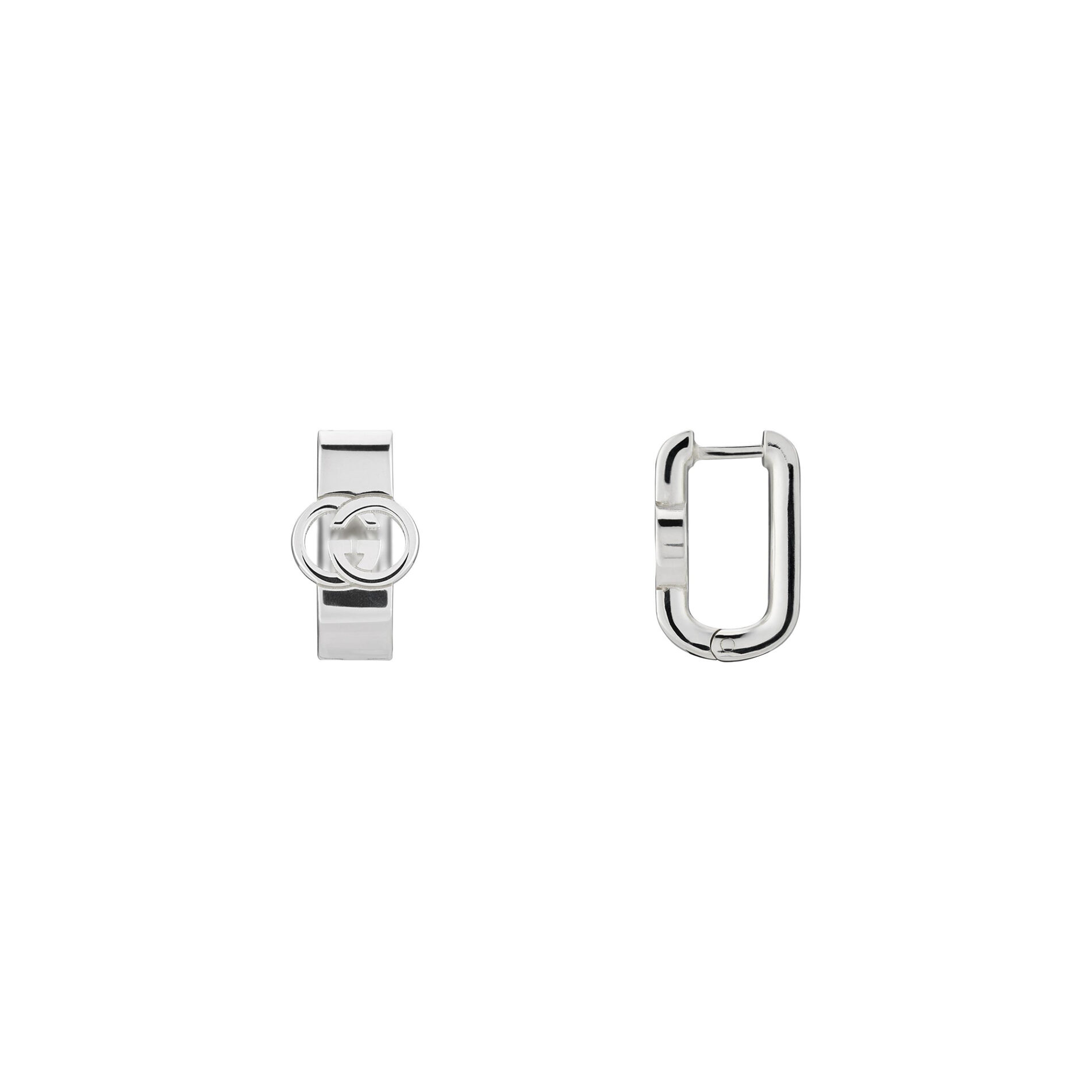 Gucci Interlocking YBD817026001 - Gioielleria Casavola di Noci - orecchini pendenti in argento 925 - dettaglio fashion - idee regalo compleanno 20 anni ragazza