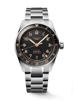 Longines Spirit Zulu Time L3.802.4.50.6 - Gioielleria Casavola di Noci - orologio automatico svizzero GMT con certificato COSC - in acciaio INOX con ghiera in ceramica