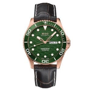 Mido Ocean Star 200C M042.430.36.091.00 - Gioielleria Casavola di Noci - orologio automatico svizzero con ghiera in ceramica color verde