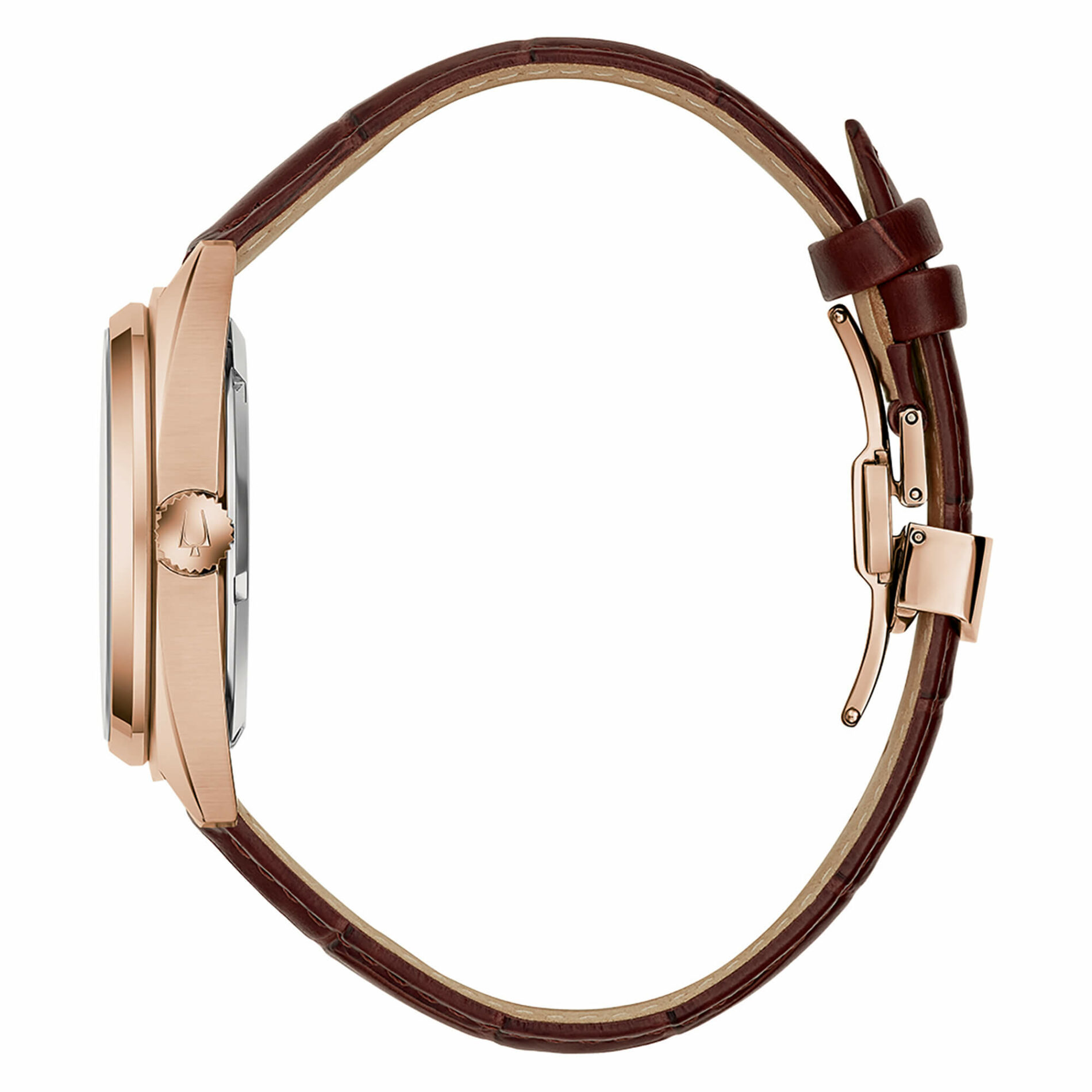 Bulova Surveyor Automatic Skeleton 97A175 - Gioielleria Casavola di Noci - orologio automatico svizzero da uomo - cassa in acciaio INOX color oro rosa - idee regalo compleanno 50 anni papà