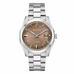 Bulova Surveyor Automatic 96B470 - Gioielleria Casavola di Noci - orologio automatico unisex - quadrante marrone - idee regalo per cresima