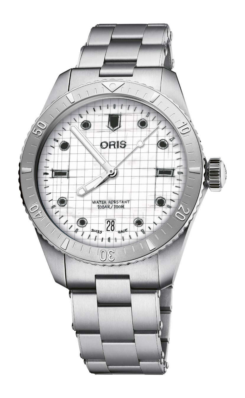 Oris Divers Sixty-Five Sketch 38mm 01 733 7771 4055 - 07 8 19 18 - Gioielleria Casavola di Noci - edizione limitata 48 pezzi finale - collaborazione con canale Youtube Toc orologi straordinari