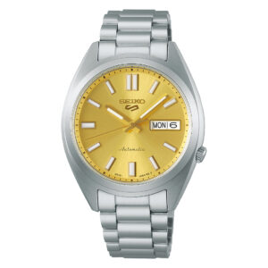 Seiko 5 Sports SNXS SRPL59K1 - Gioielleria Casavola di Noci - orologio automatico giapponese da collezione - quadrante color giallo
