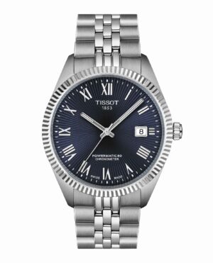 Tissot Ballade 39mm T156.408.11.043.00 - Gioielleria Casavola di Noci - orologio svizzero automatico da uomo certificato COSC - quadrante blu - ghiera zigrinata