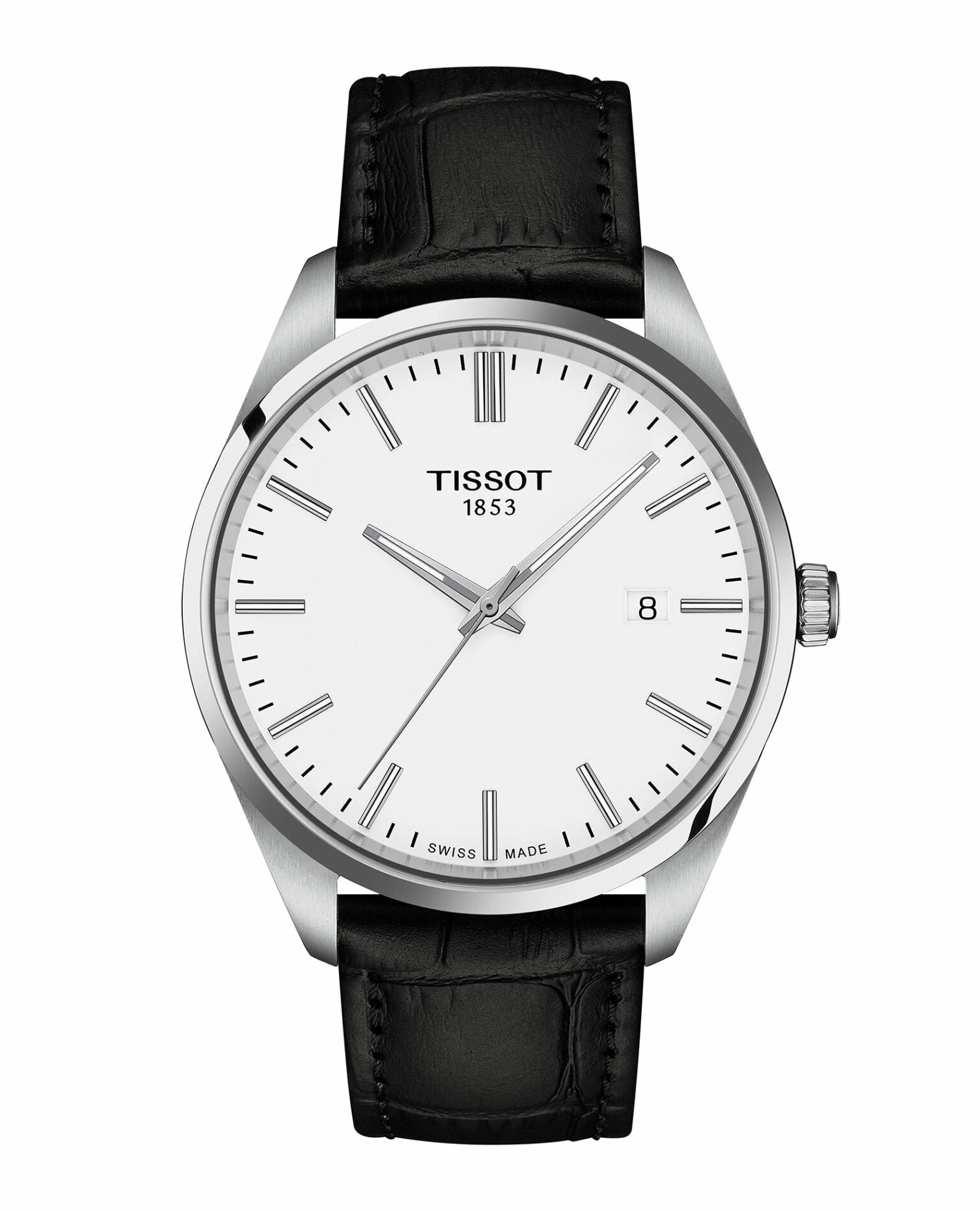 Tissot PR 100 T150.410.16.011.00 - Gioielleria Casavola di Noci - orologio al quarzo svizzero elegante - quadrante bianco - idee regalo uomo compleanno 50 anni