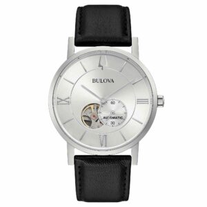 Bulova Clipper Open Automatic 96A237 - Gioielleria Casavola di Noci - orologio automatico - quadrante grigio open heart