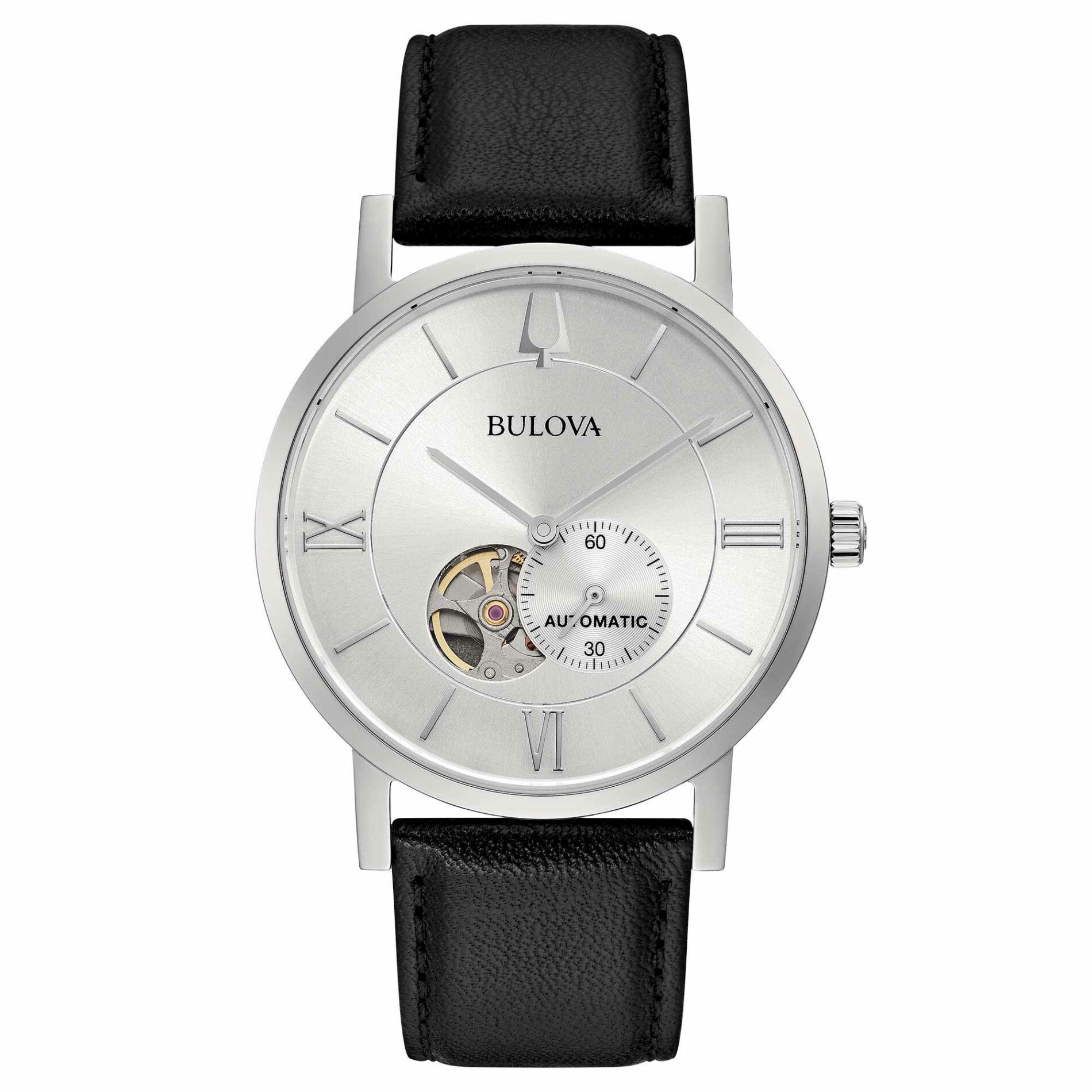 Bulova Clipper Open Automatic 96A237 - Gioielleria Casavola di Noci - orologio automatico - quadrante grigio open heart