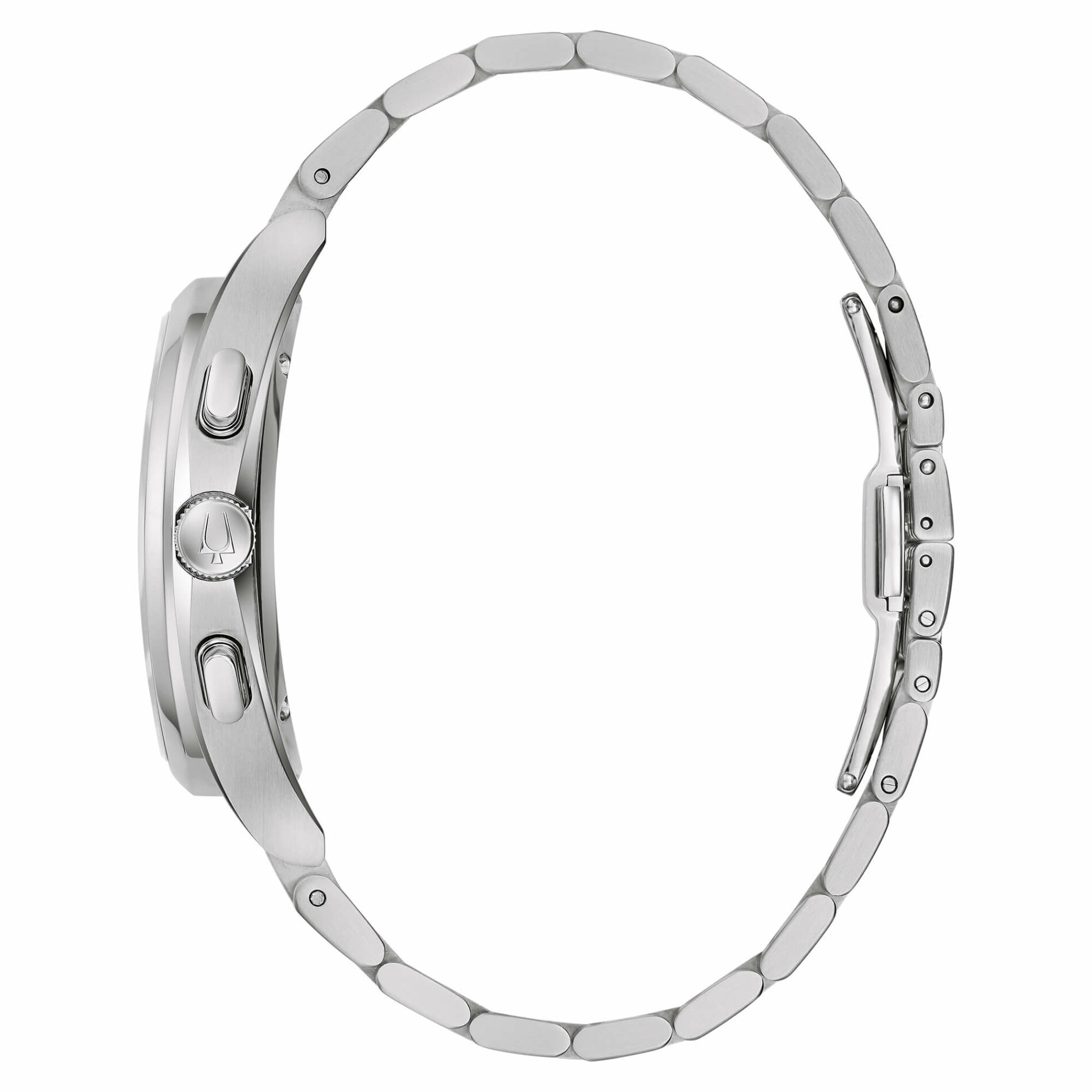 Bulova Curv Dress 96A302 - Gioielleria Casavola di Noci - cronografo al quarzo con lancette fluide - cassa in acciaio INOX