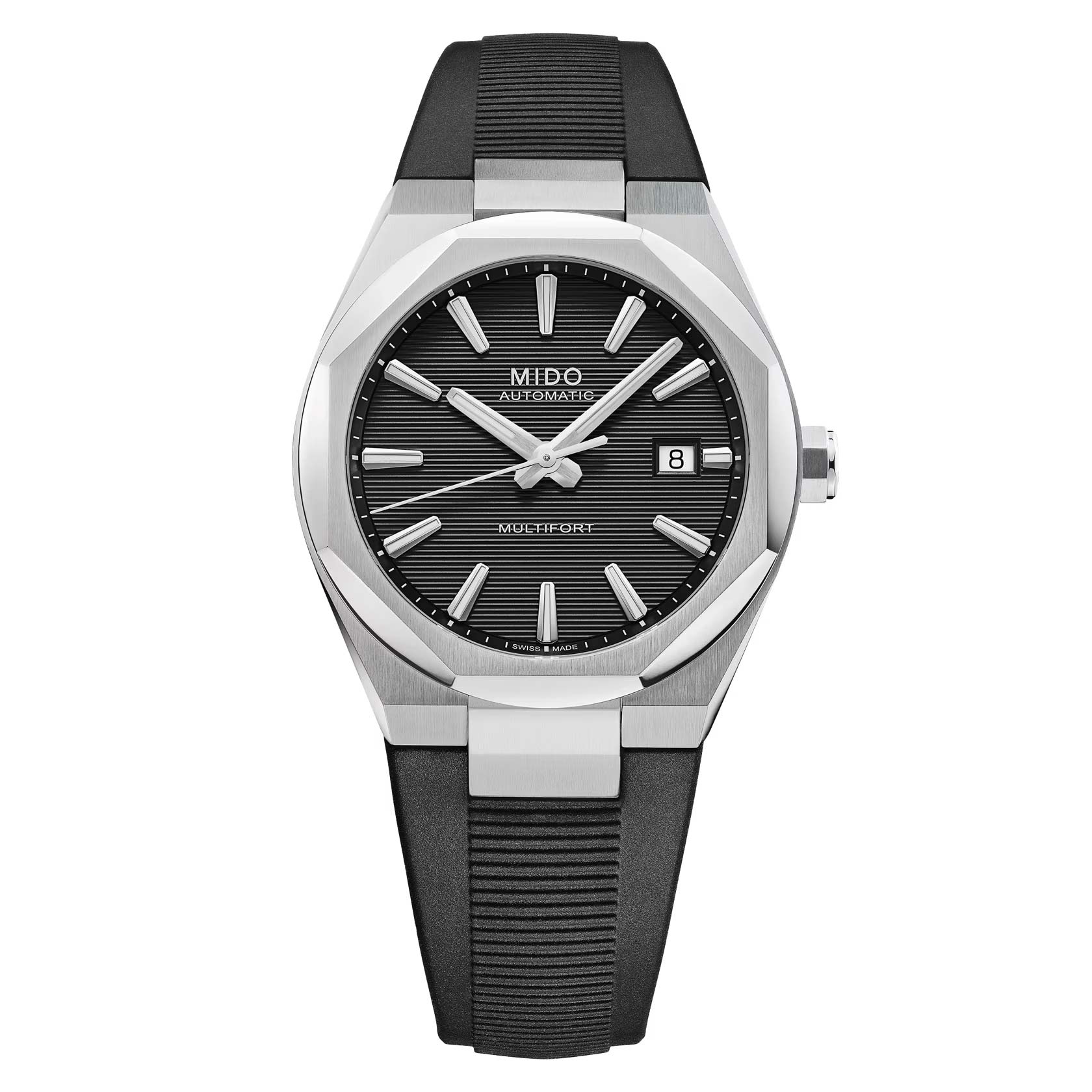 Mido Multifort 8 One Crown M055.507.17.051.00 - Gioielleria Casavola di Noci - orologio automatico svizzero - quadrante nero