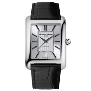 Frederique Constant Classics Carree FC-303S4C26 - Gioielleria Casavola di Noci - orologio svizzero automatico da uomo con cassa rettangolare in acciaio INOX