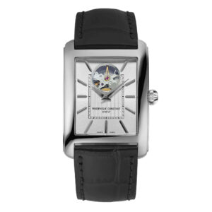 Frederique Constant Classics Carree FC-311S4C26 - Gioielleria Casavola di Noci - orologio svizzero automatico uomo - cassa rettangolare - quadrante open heart