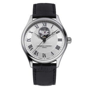 Frederique Constant Classics Heart Beat FC-310MC5B6 - Gioielleria Casavola di Noci - orologio automatico svizzero da uomo - quadrante con finestra ad ore 12 sul calibro
