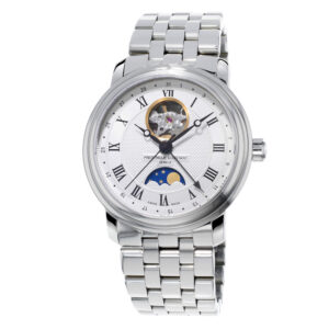 Frederique Constant Classics Heart Beat FC-335MC4P6B2 - Gioielleria Casavola di Noci - orologio automatico svizzero da uomo con fasi lunari e data - quadrante open heart