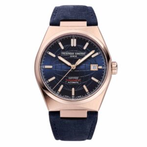 Frederique Constant Highlife COSC FC-303N3NH4 - Gioielleria Casavola di Noci - orologio svizzero da uomo automatico - cassa color oro rosa - quadrante blu