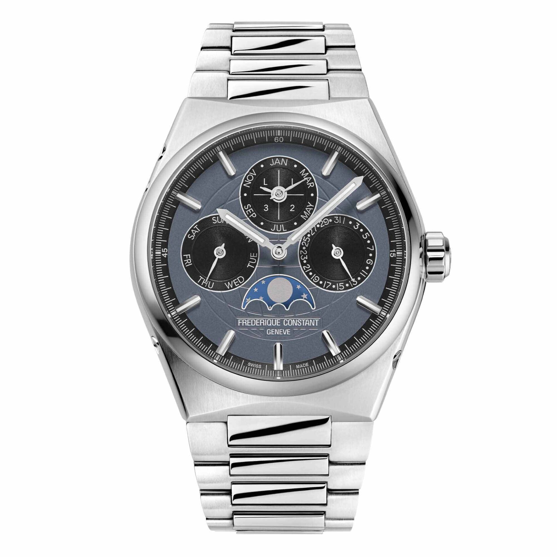 Frederique Constant Highlife Perpetual Calendar FC-775G4NH6B - Gioielleria Casavola di Noci - orologio svizzero da uomo in acciaio INOX - edizione limitata 235 pezzi al mondo