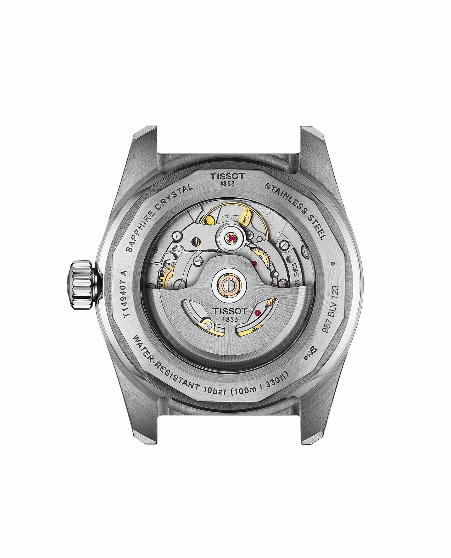 Tissot PR516 38mm T149.407.11.041.00 - Gioielleria Casavola di Noci - orologio automatico svizzero da uomo - cassa e bracciale in acciaio INOX